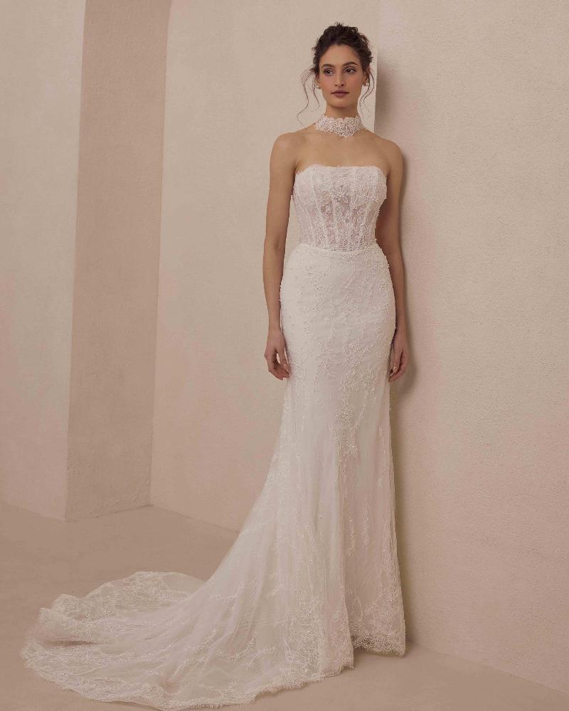 Calla Blanche B25236 wedding dress at White Rose Bridal Newark NJ