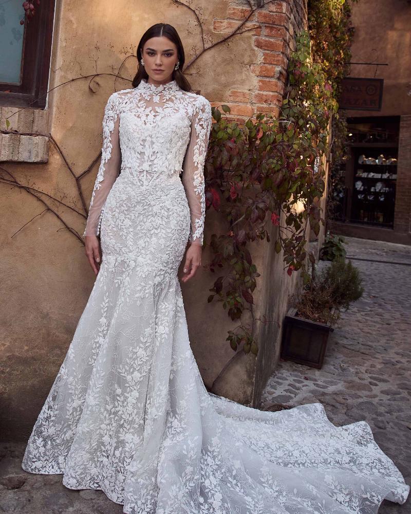 Style 125243 - Calla Blanche Wedding Dress - White Rose Bridal Newark NJ (view 4)