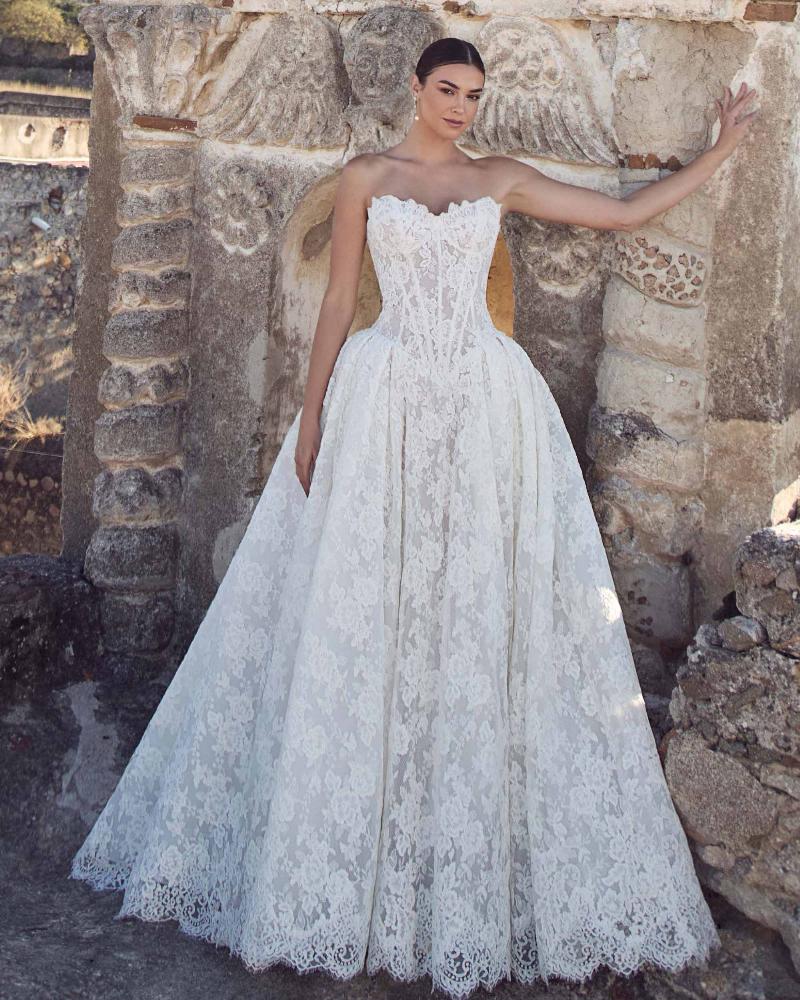 Style 125244 - Calla Blanche Wedding Dress - White Rose Bridal Newark NJ