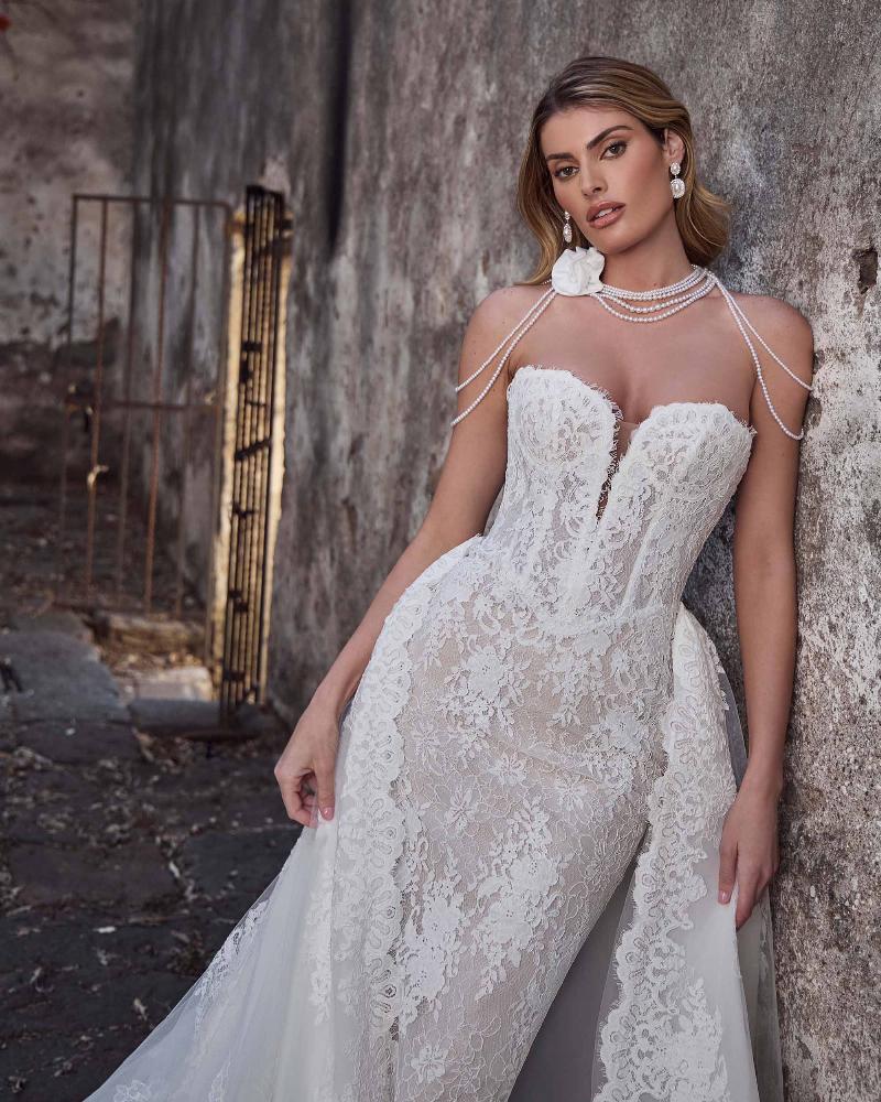 Style 125257 - Calla Blanche Wedding Dress - White Rose Bridal Newark NJ (view 5)