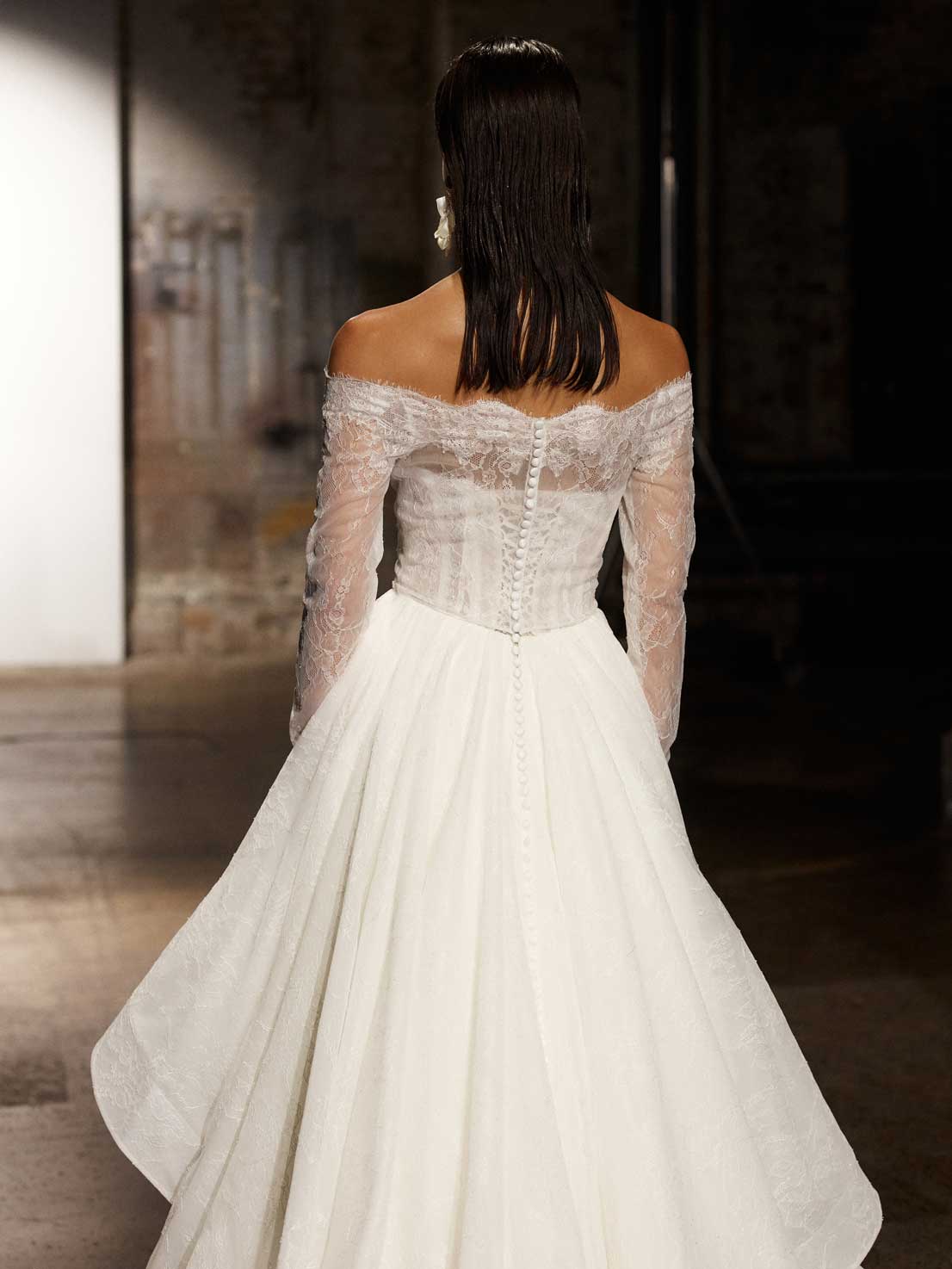 Hollis - Evie Young Wedding Dress - White Rose Bridal Newark NJ (view 4)