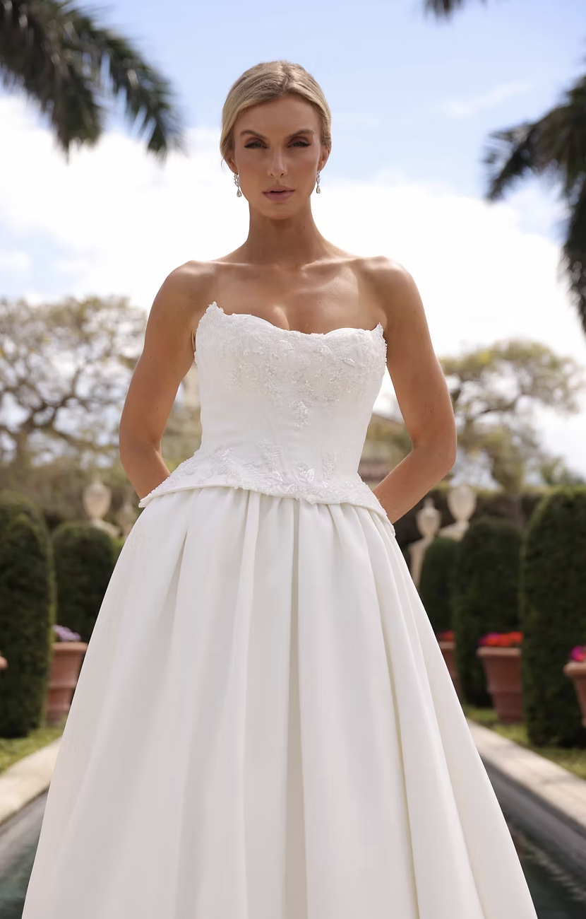 Roselynn - Jimme Huang Wedding Dress - White Rose Bridal Newark NJ
