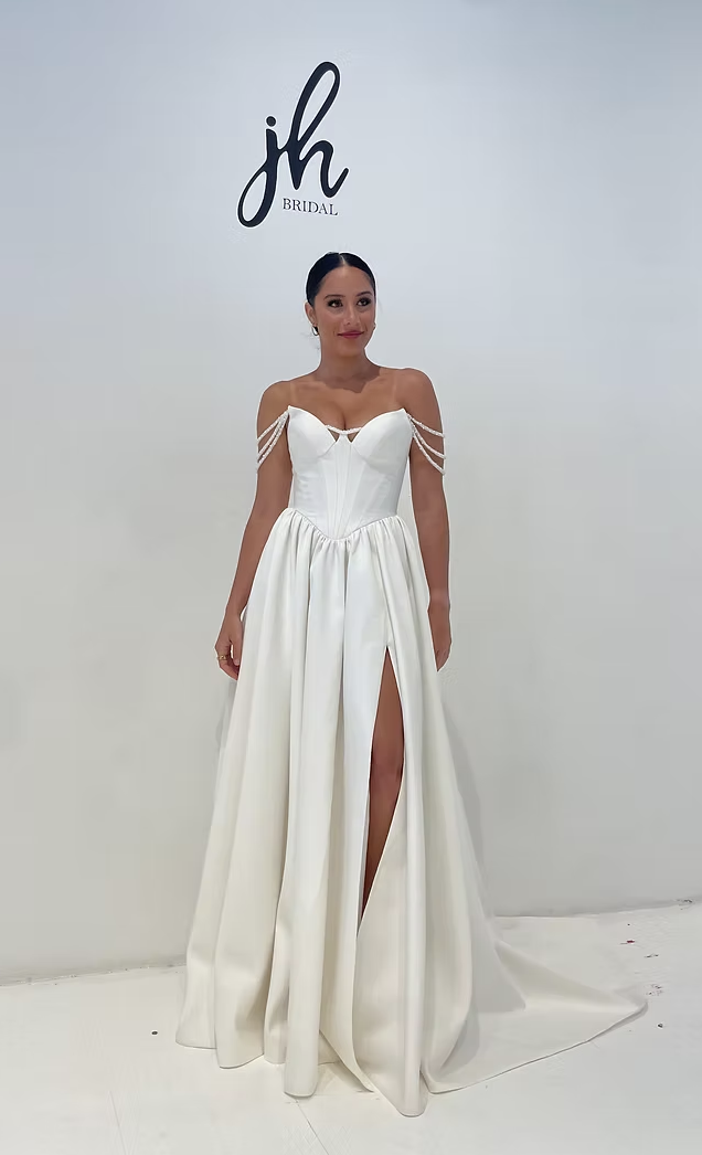 Sakura - Jimme Huang Wedding Dress - White Rose Bridal Newark NJ