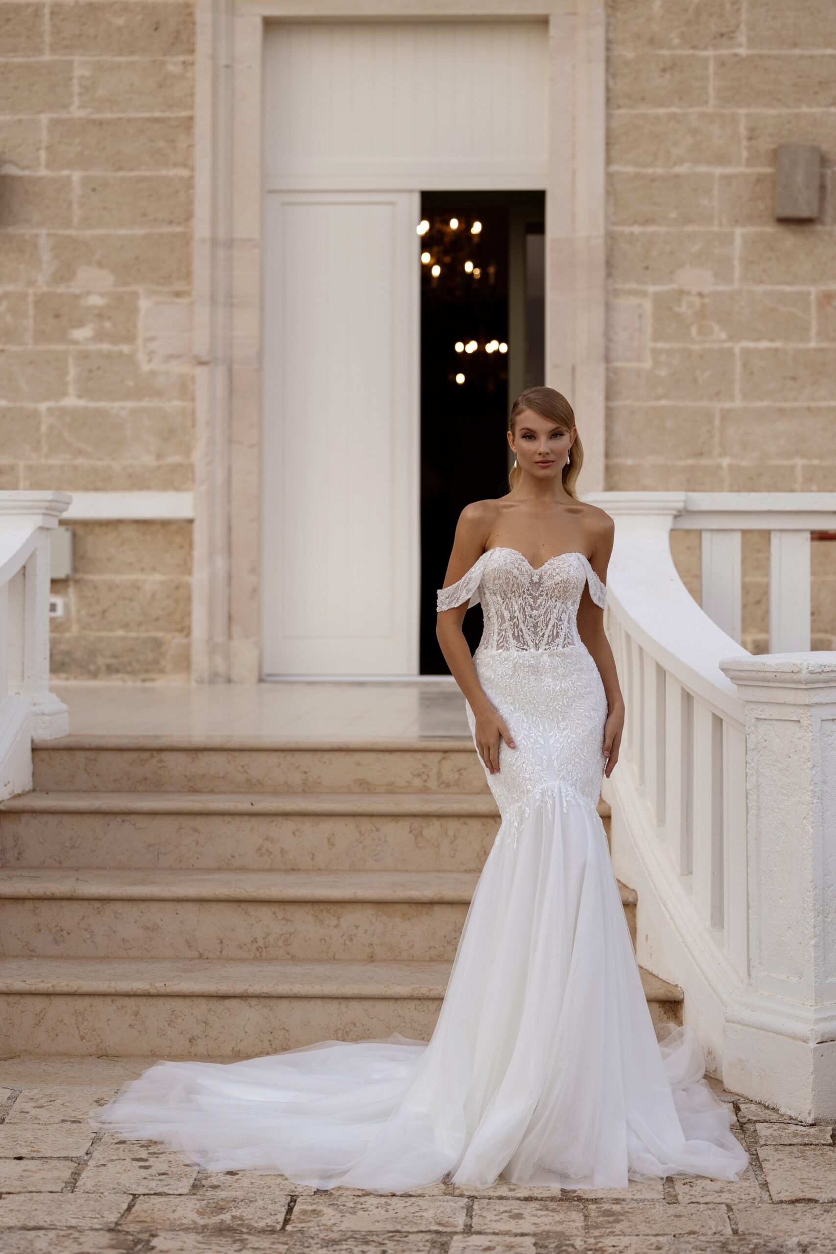 Gardenia - Madioni Wedding Dress - White Rose Bridal Newark NJ