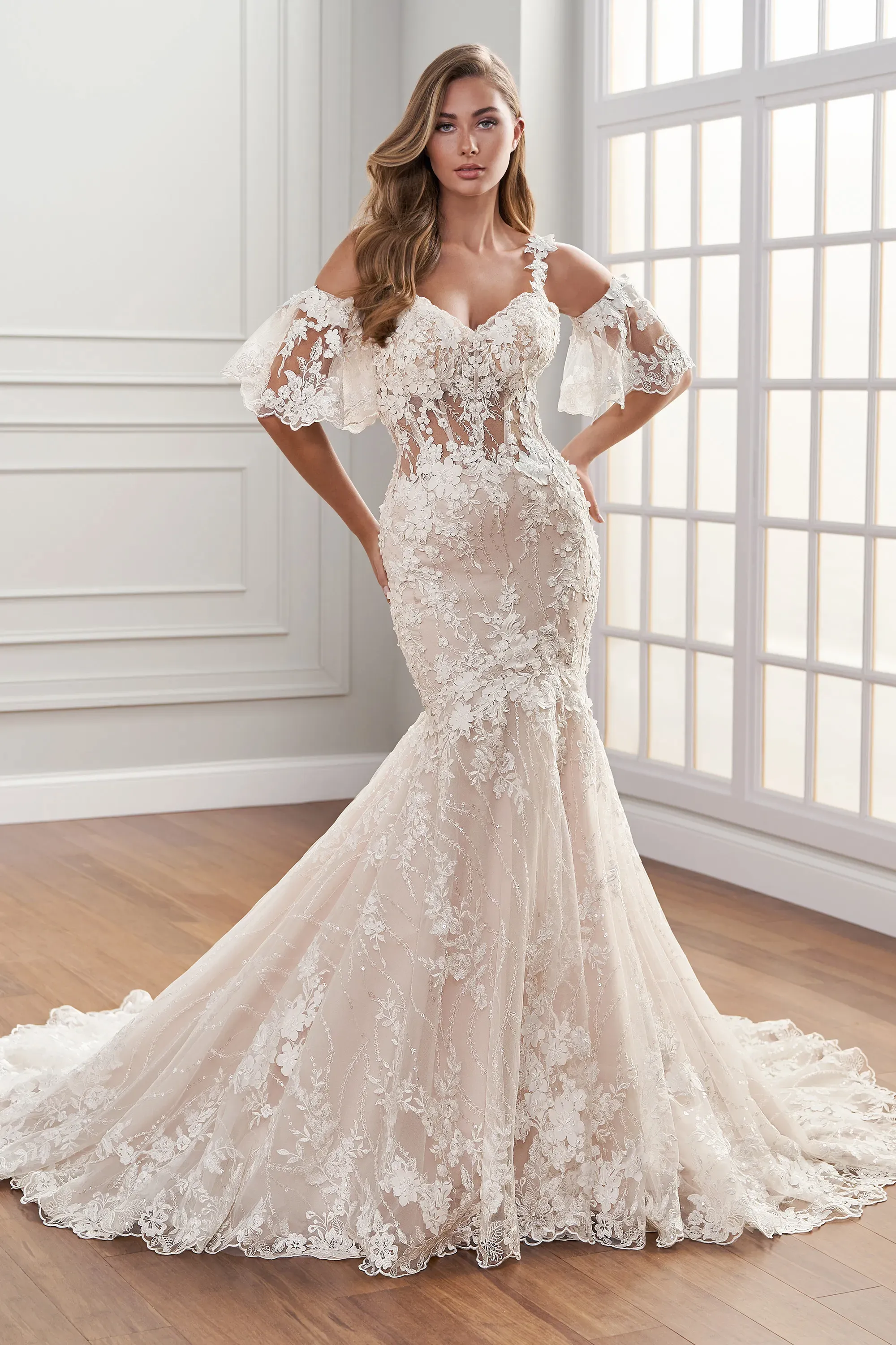 Chiara - Martin Thornburg Wedding Dress - White Rose Bridal Newark NJ