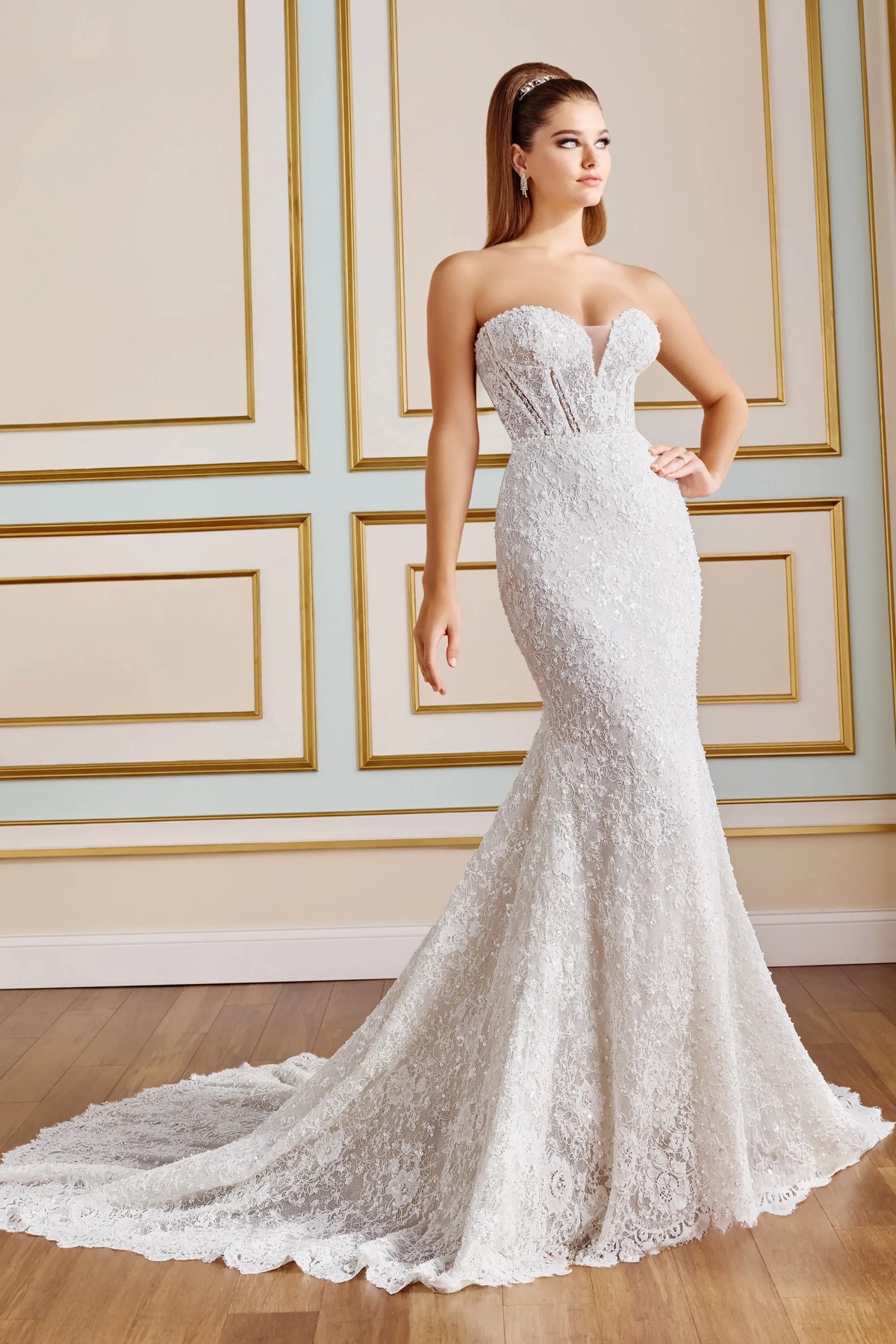 MT9113 Tulip - Martin Thornburg Wedding Dress - White Rose Bridal Newark NJ (view 3)