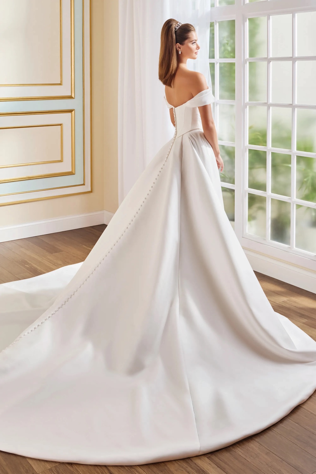 MT9119 Azalea - Martin Thornburg Wedding Dress - White Rose Bridal Newark NJ (view 3)