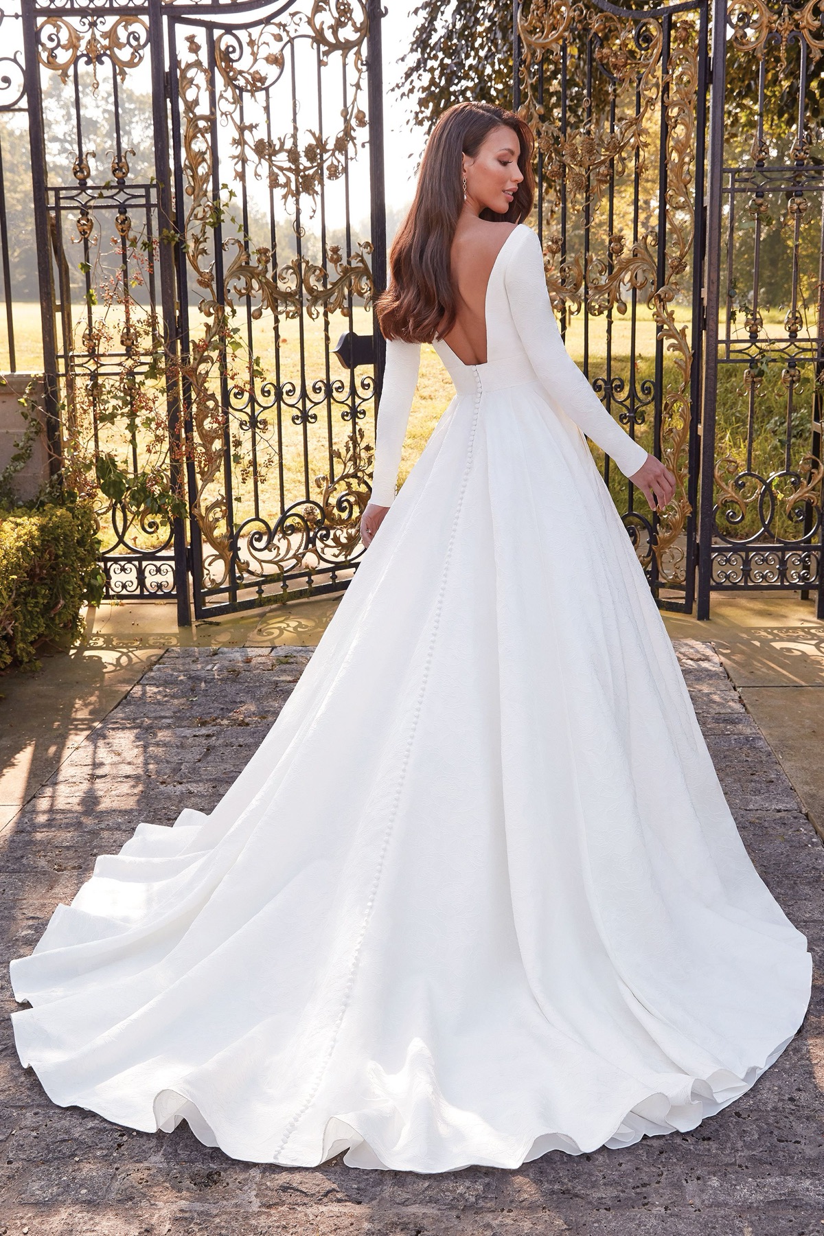 Style 44326 - Sincerity by Justin Alexander Wedding Dress - White Rose Bridal Newark NJ (view 3)