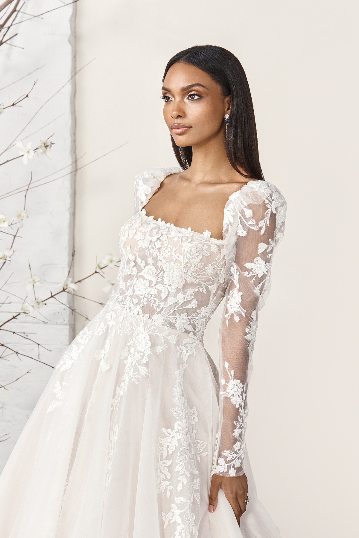 Style 44395 - Sincerity by Justin Alexander Wedding Dress - White Rose Bridal Newark NJ (view 2)