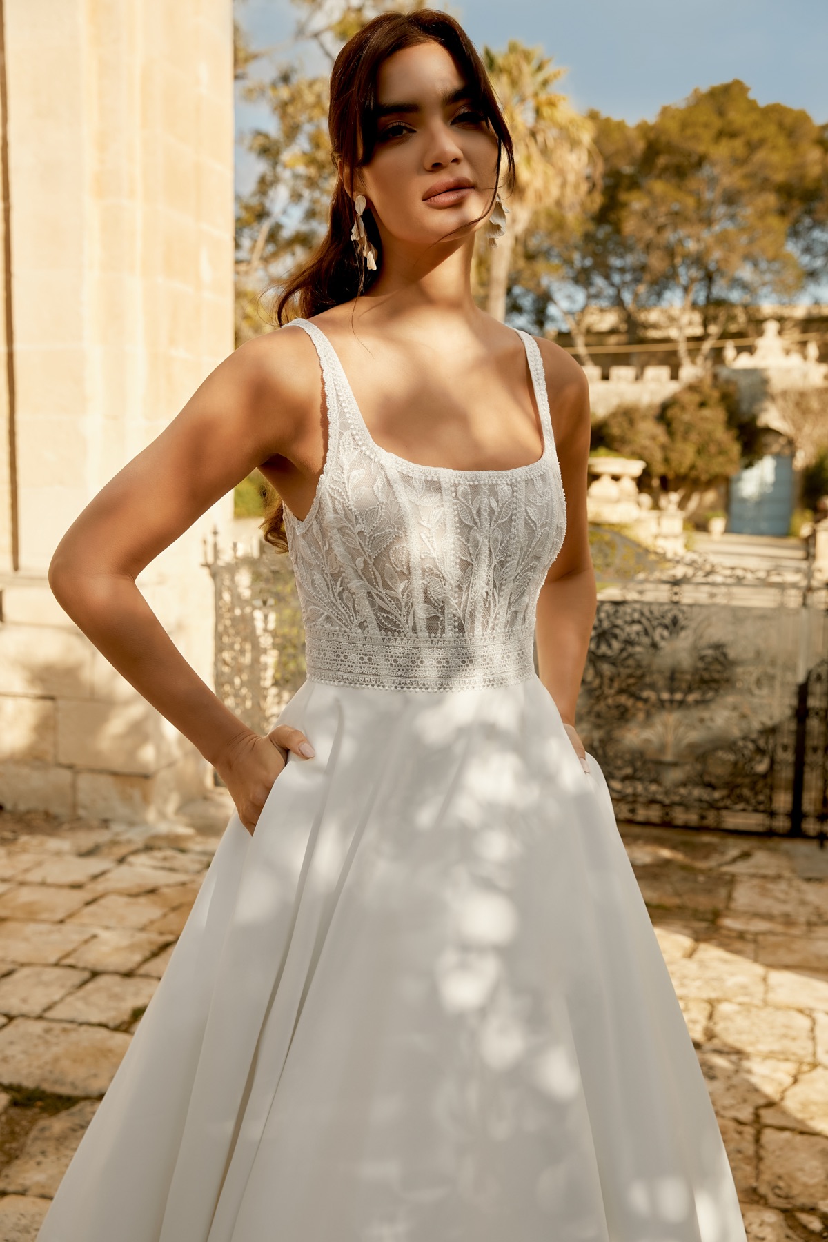Style 44493 - Sincerity by Justin Alexander Wedding Dress - White Rose Bridal Newark NJ (view 2)