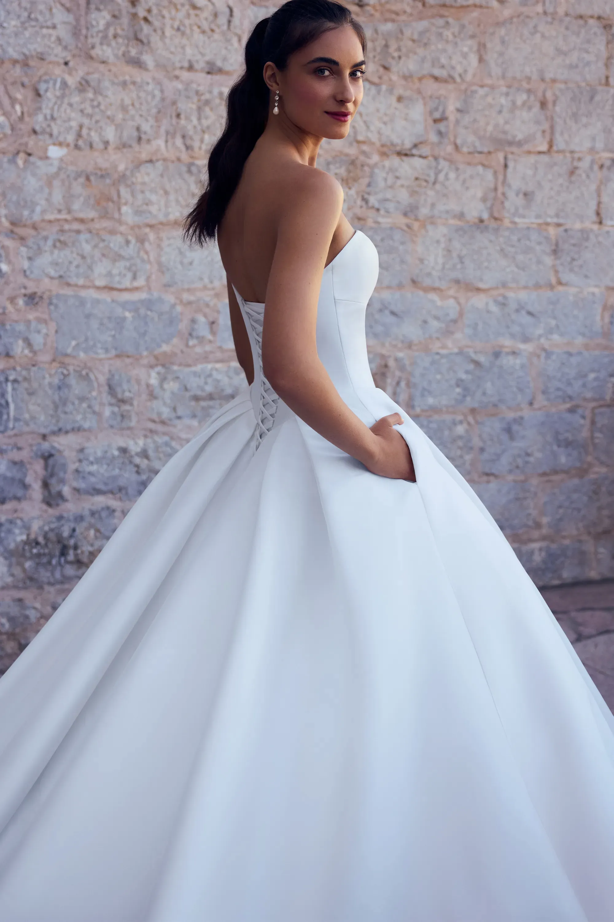 Elli - Sophia Tolli Wedding Dress - White Rose Bridal Newark NJ (view 6)